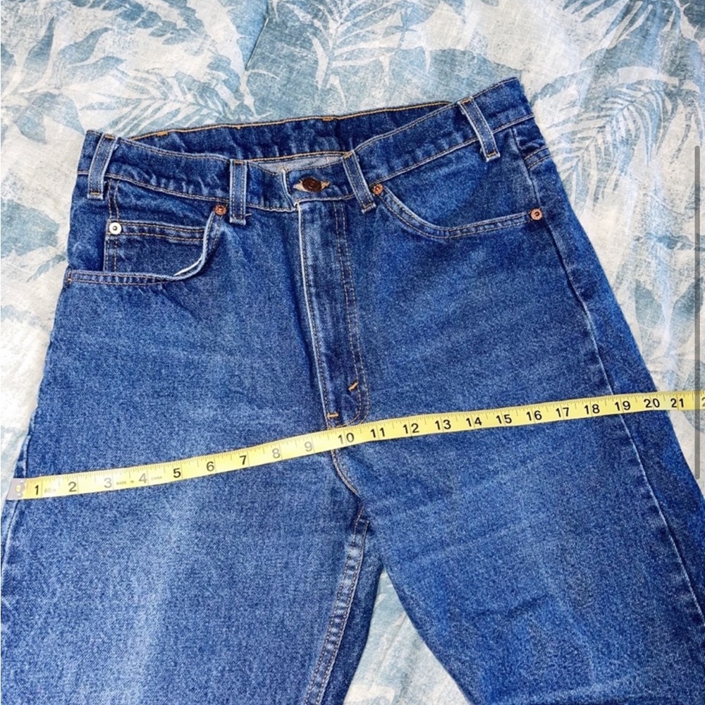 Levi's 505 90s ORANGE TAB JEANS DARK WASH 33/30" - Picture 5 of 9